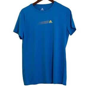 Women's Adidas Blue Active 360 Green Performance T Shirt XL